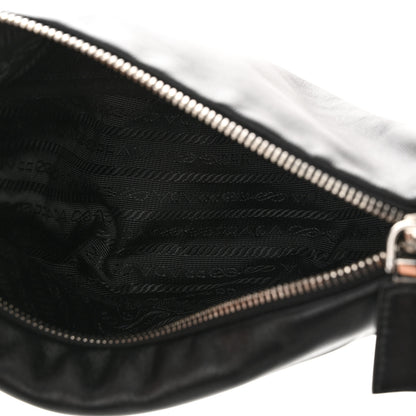 Prada Grace Lux Triangle Shoulder Bag Black 5 of 12