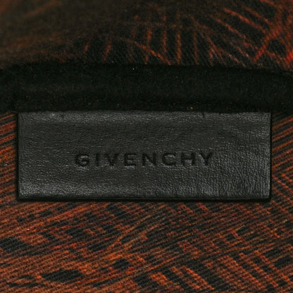 Givenchy Textured Coated Canvas Peacock Print Large Antigona Tote Black 7 of 14