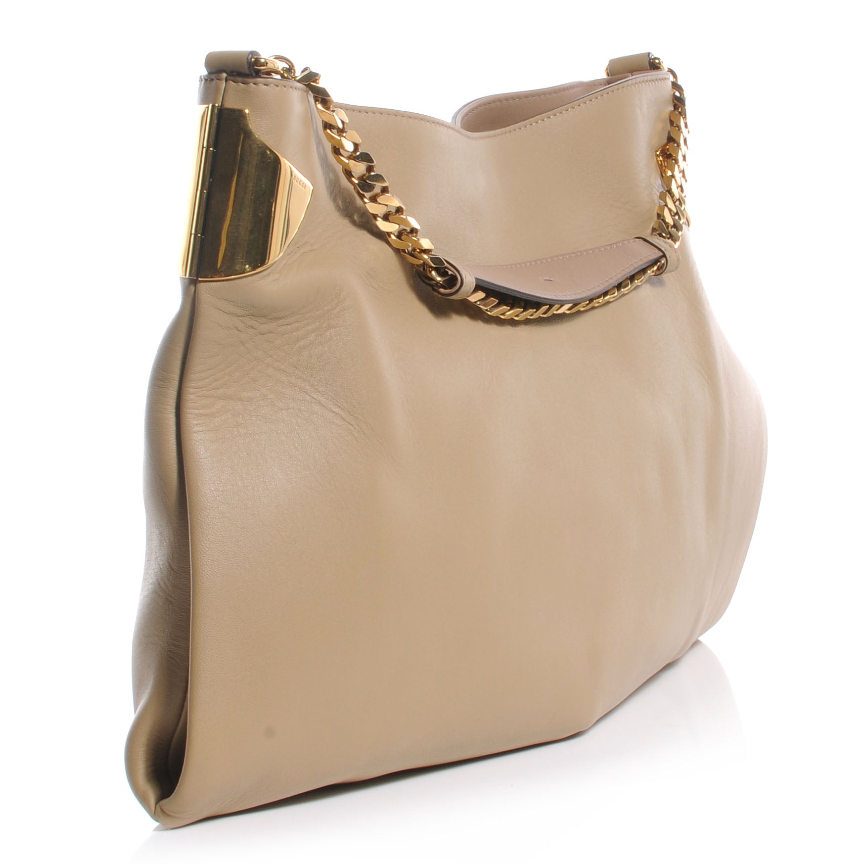 Gucci Lambskin Medium 1970 Shoulder Bag Beige 3 of 7