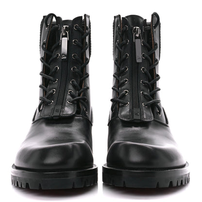 Christian Louboutin Calfskin Mens Moscou Flat Boots 42 Black 2 of 7