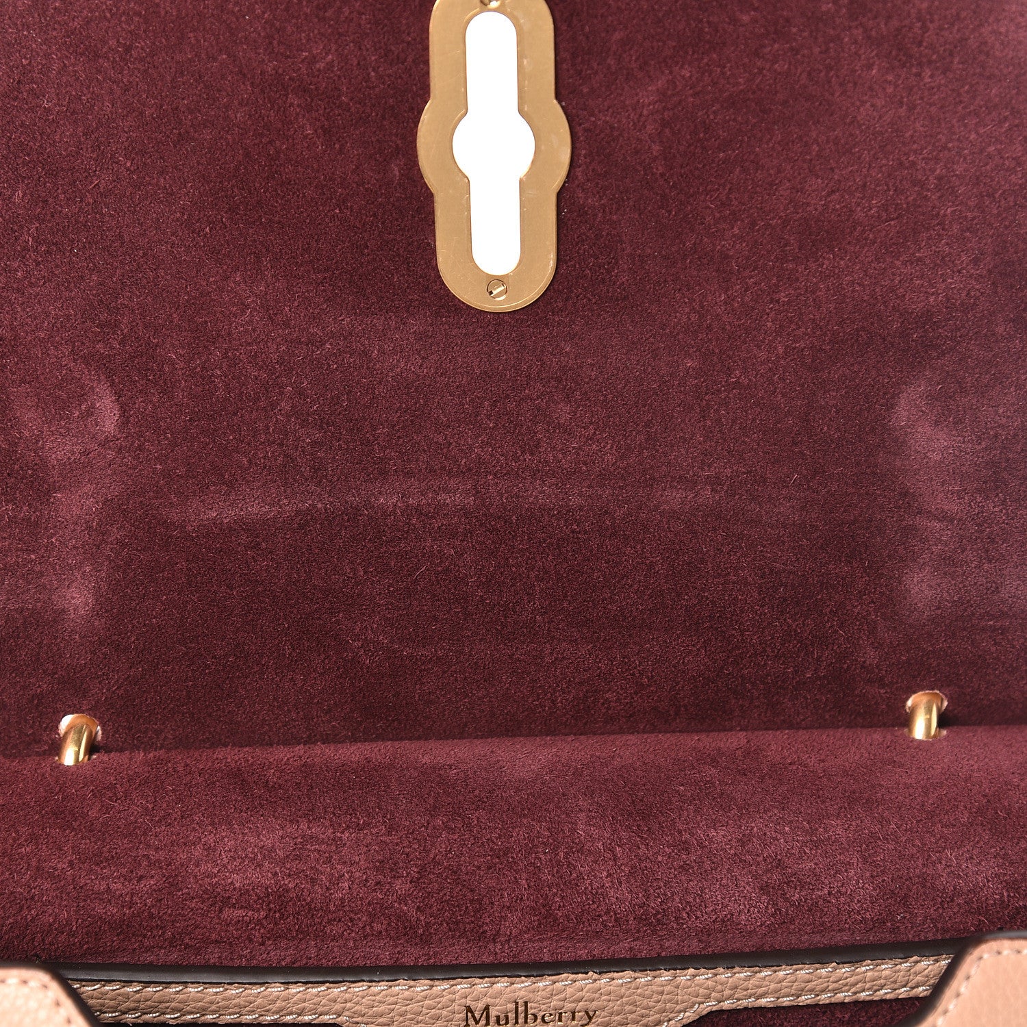 Mulberry Small Classic Grain Amberley Satchel Rosewater 10 of 13