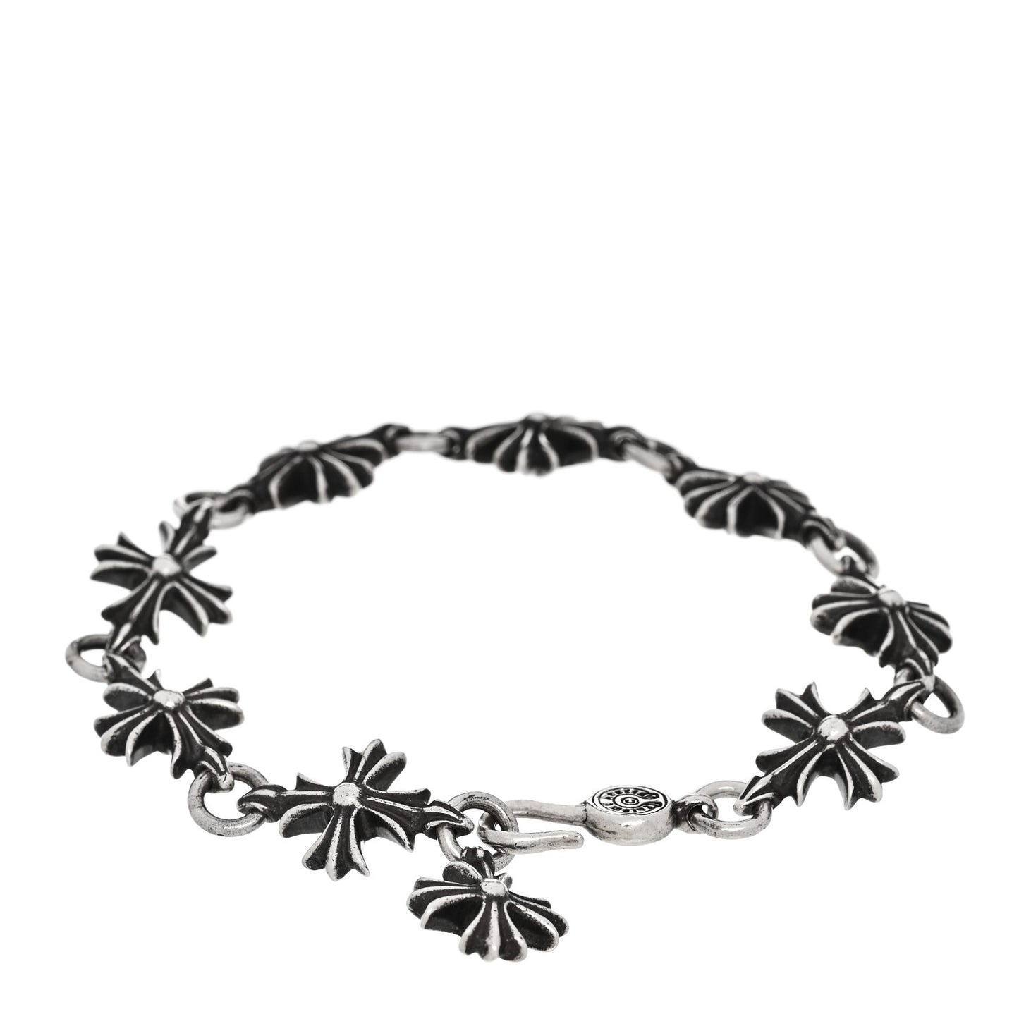 Sterling Silver Cross Bracelet