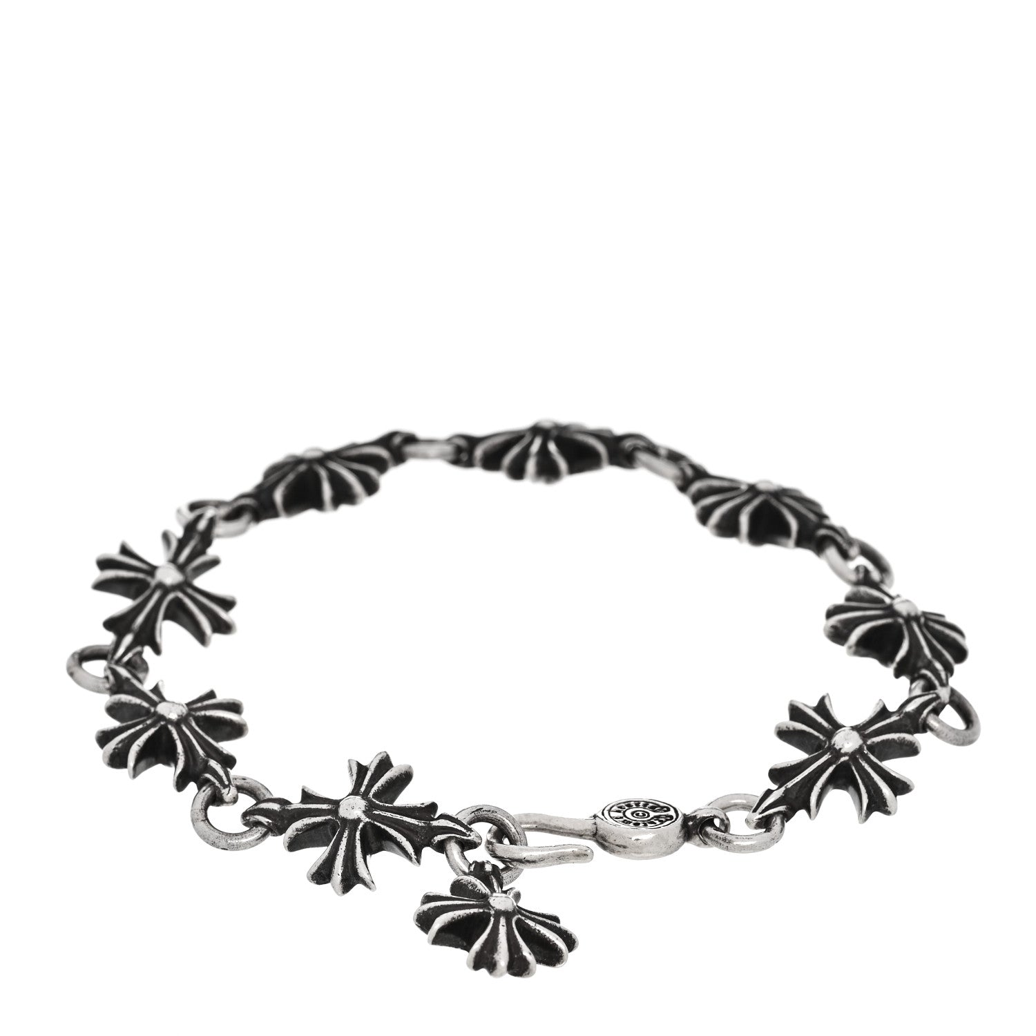 Chrome Hearts Sterling Silver Cross Bracelet 2 of 4