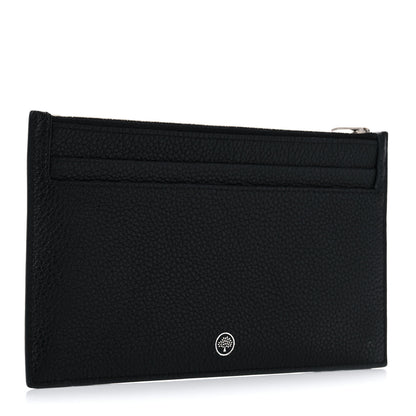 Mulberry Classic Grain Zipped Travel Card Holder Black 3 of 10