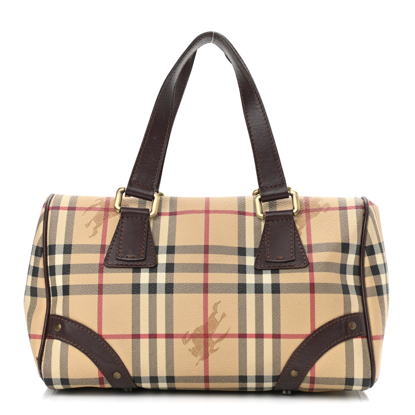 Haymarket Check Studded Bowler Brown