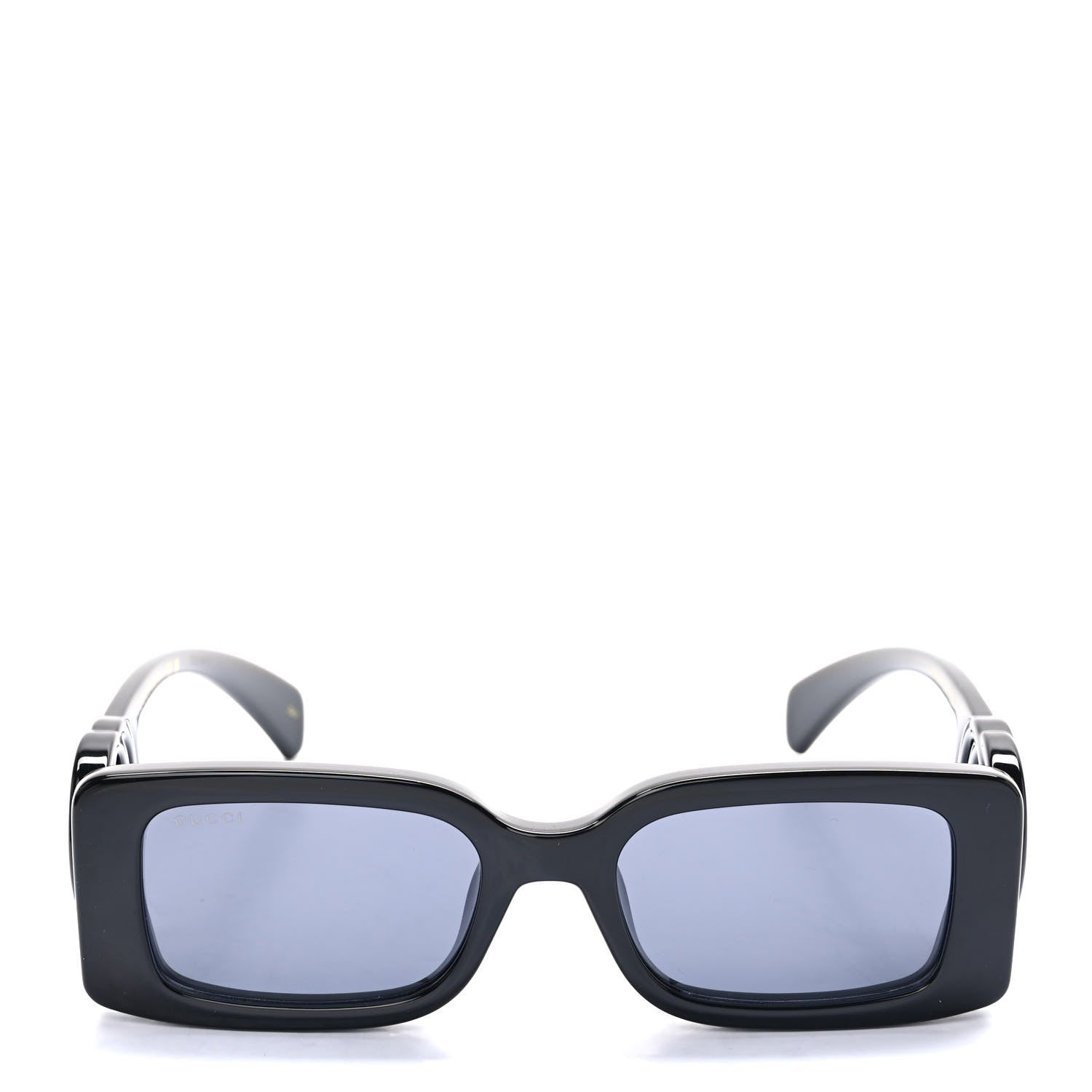 Gucci Acetate Chaise Rectangler Frame Sunglasses GG1325S Black 2 of 8