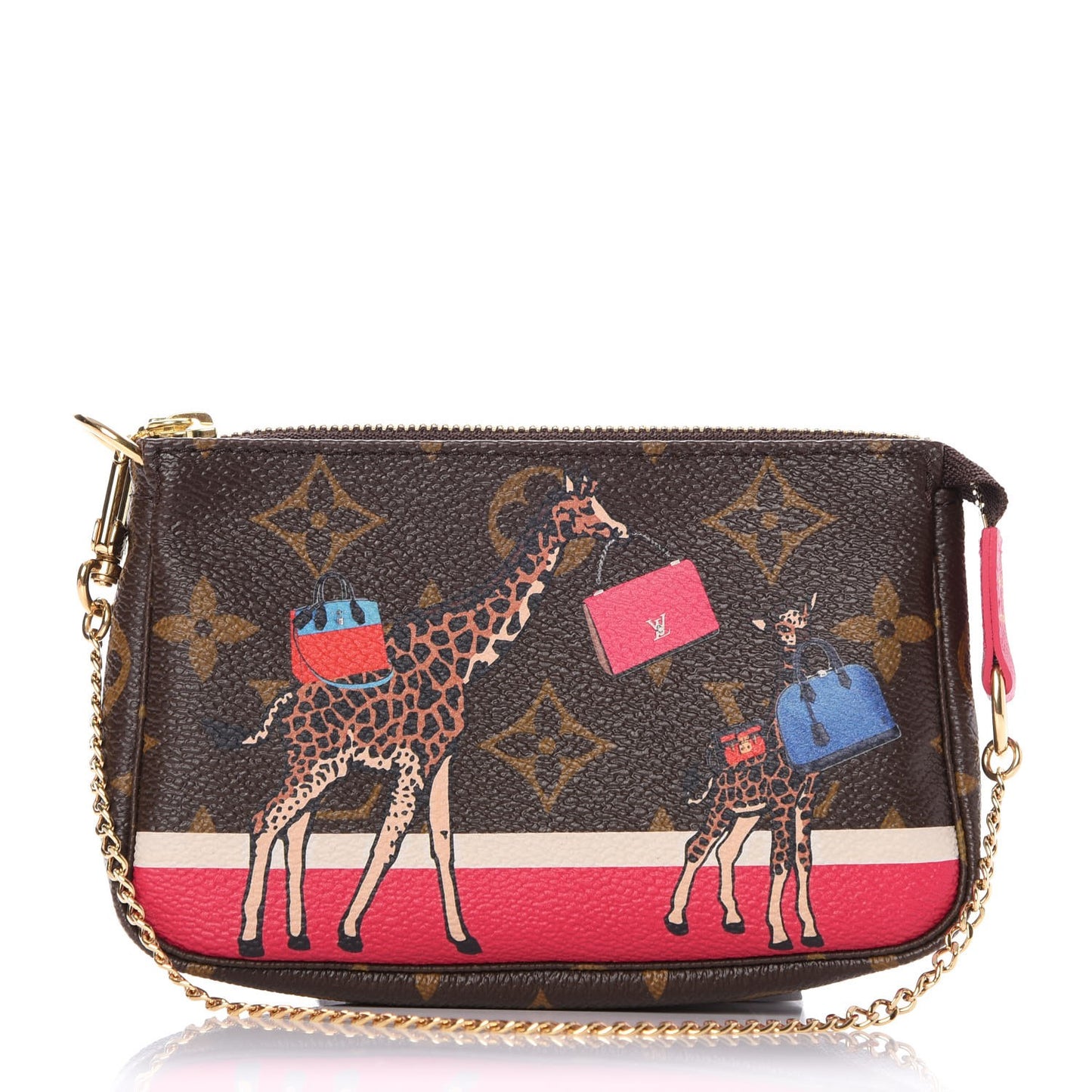 Monogram 2017 Christmas Animation Mini Pochette Accessories