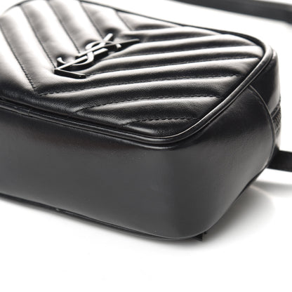 Saint Laurent Calfskin Matelasse Monogram Lou Belt Bag Black 9 of 10