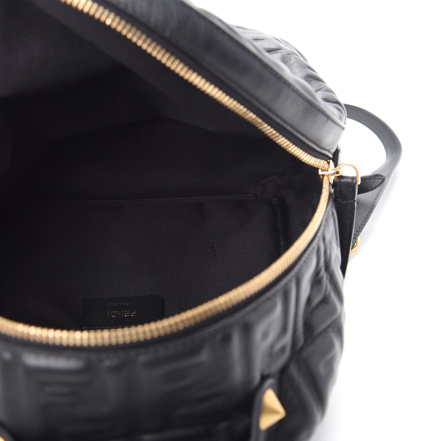 Nappa FF 1974 Embossed Mini Backpack Black