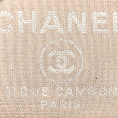 Chanel Mixed Fibers Small Deauville Tote White 8 of 13