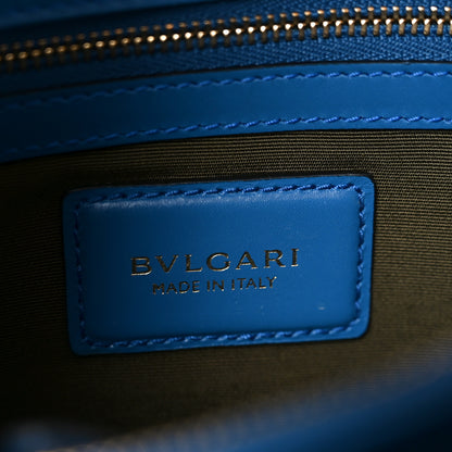 Bulgari Calfskin Serpenti Forever Shoulder Bag Blue 6 of 9