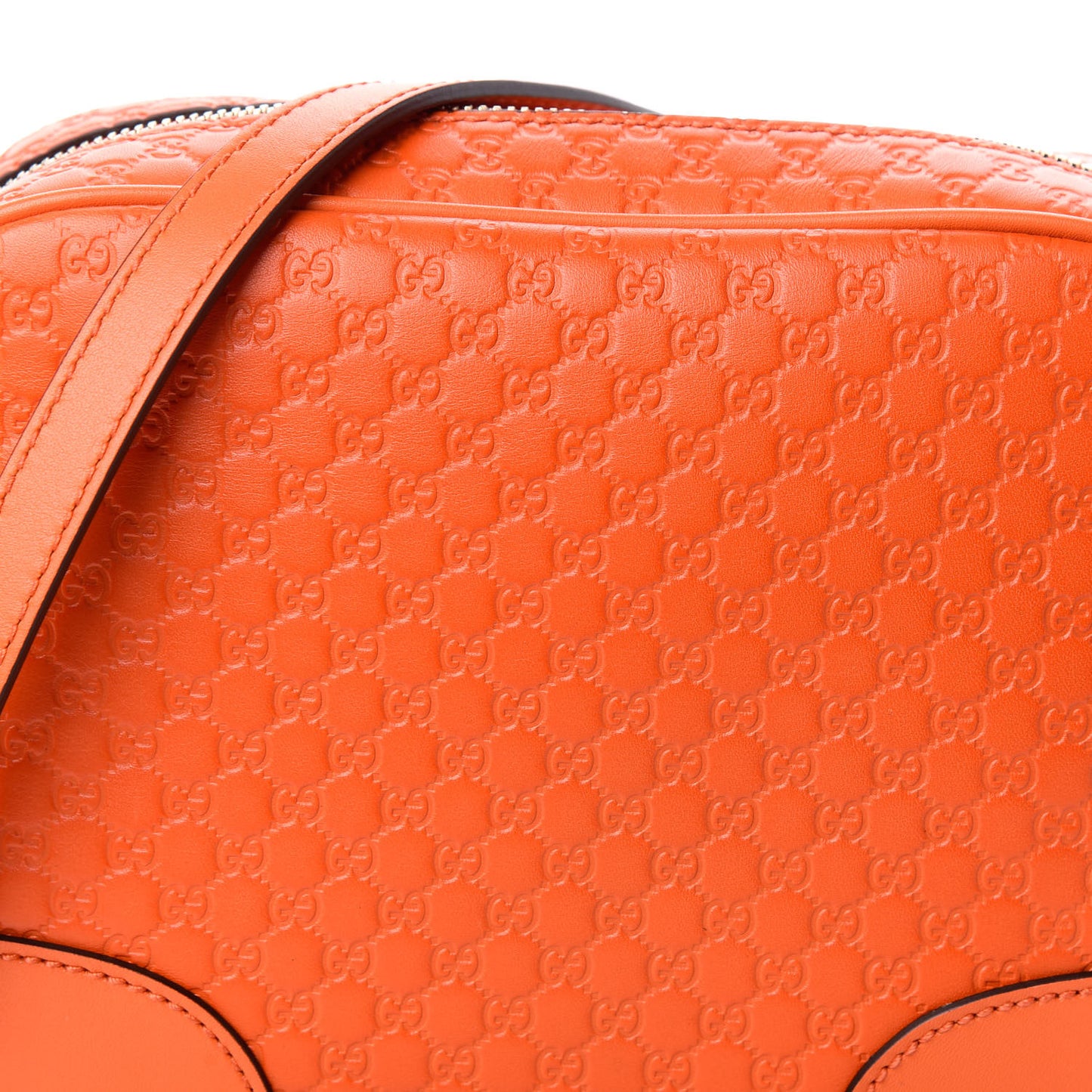 Soft Microguccissima Mini Bree Messenger Bag Sun Orange