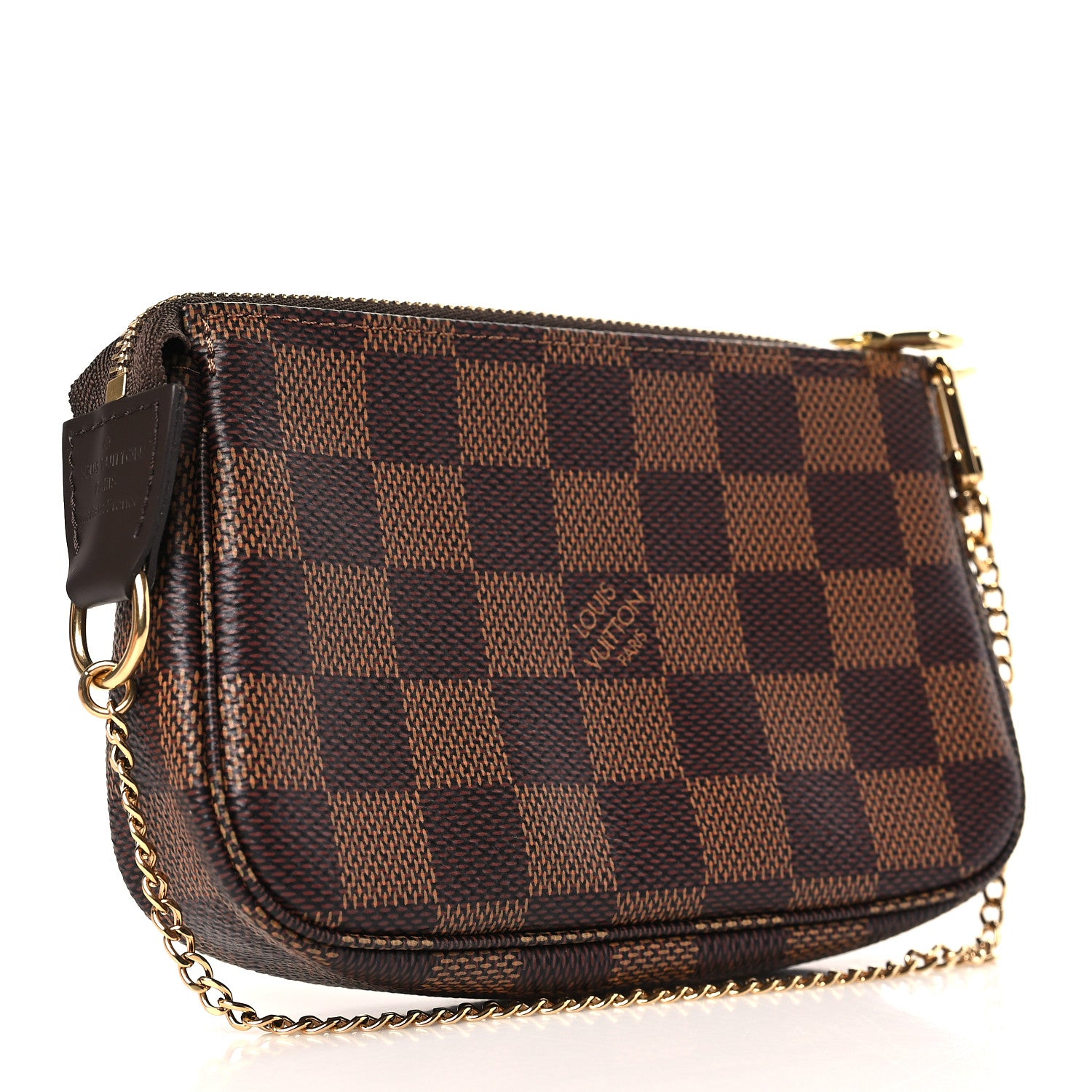 Louis Vuitton Damier Ebene Mini Pochette Accessories 3 of 9