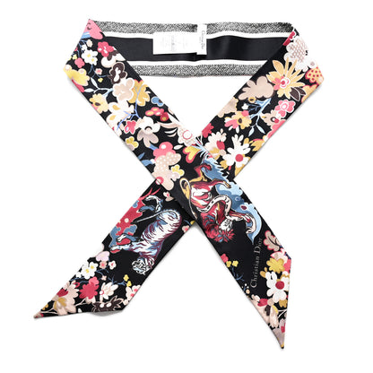 Christian Dior Silk Floral Pop Mitzah Scarf Multicolor 1 of 4