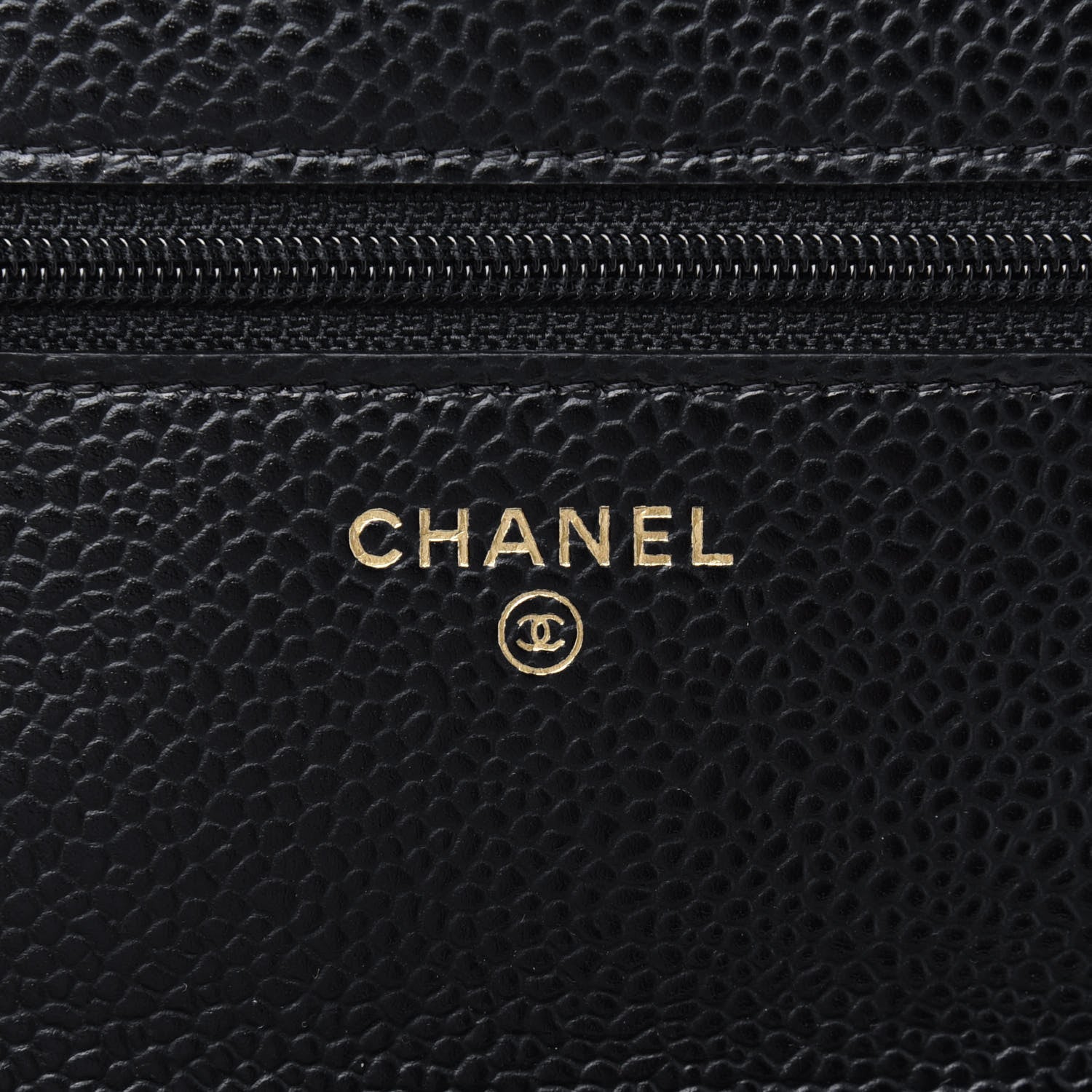 Chanel Caviar Quilted Wallet On Chain WOC Black 6 of 12