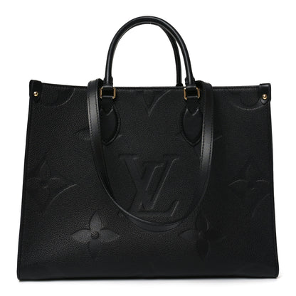Louis Vuitton Empreinte Monogram Giant Onthego MM Black 1 of 9