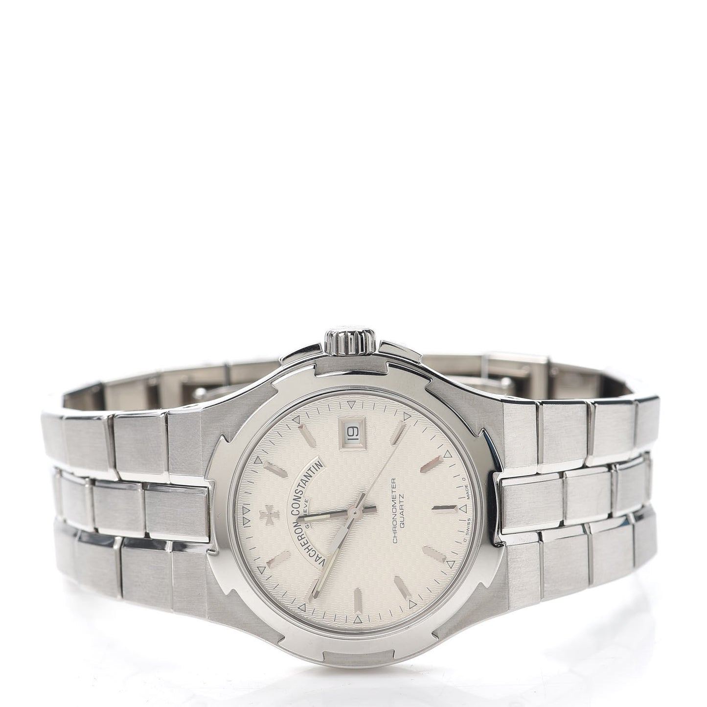 Stainless Steel 37mm Overseas Quartz Watch 72040