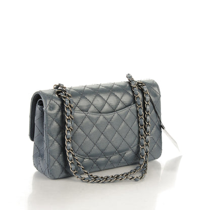 Chanel Caviar Quilted Medium Double Flap Grey 3 of 7
