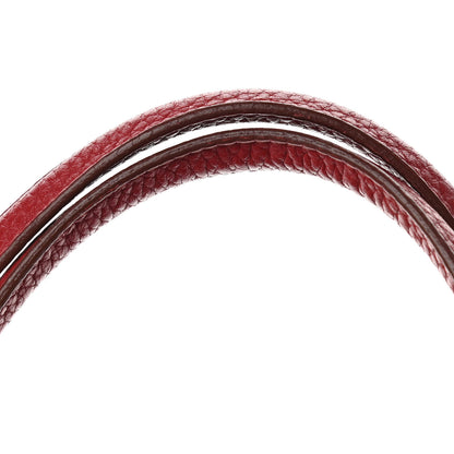 Hermes Taurillon Clemence Victoria II 35 Rouge Garance 12 of 13