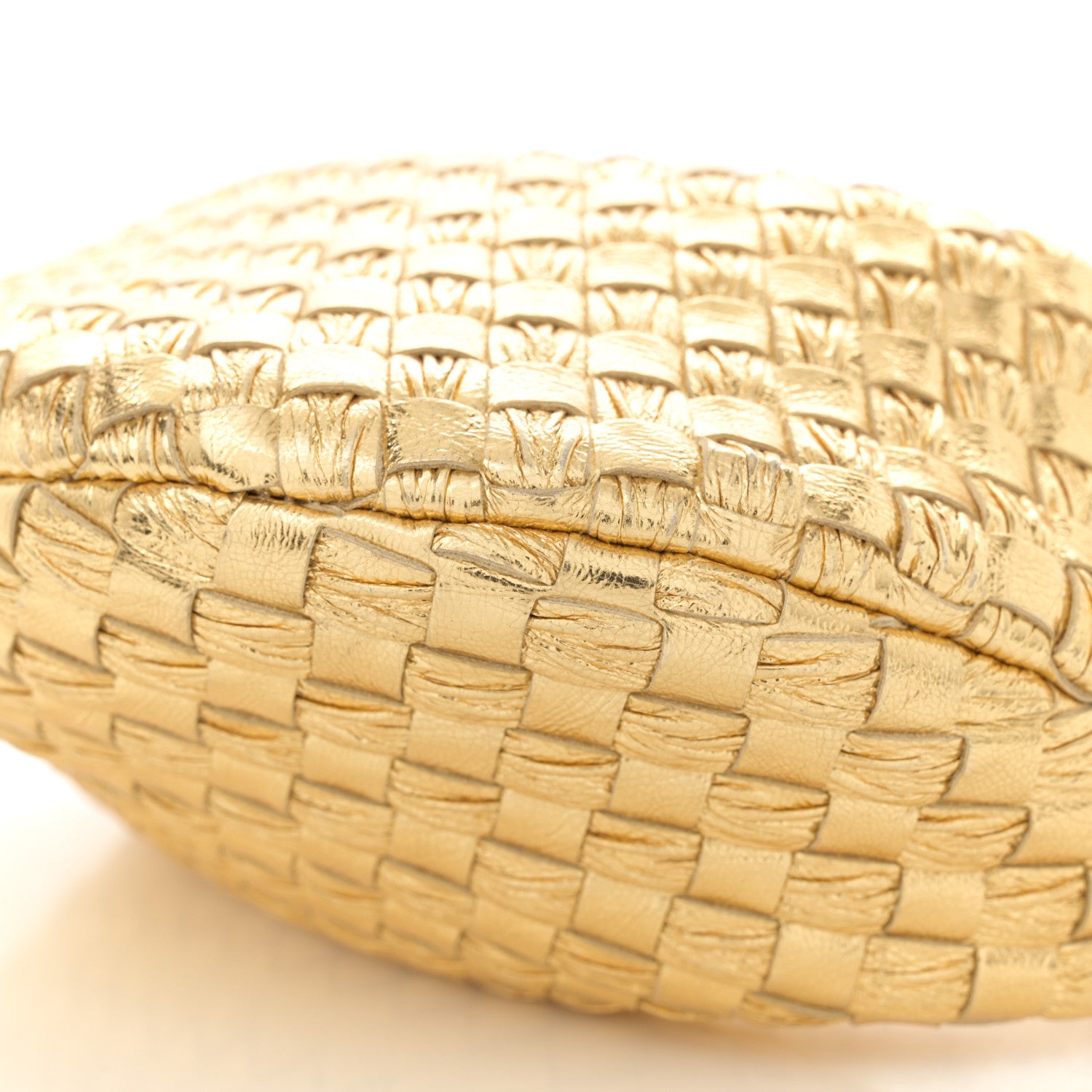 Bottega Veneta Metallic Nappa Intrecciato Mini Jodie Gold 10 of 10