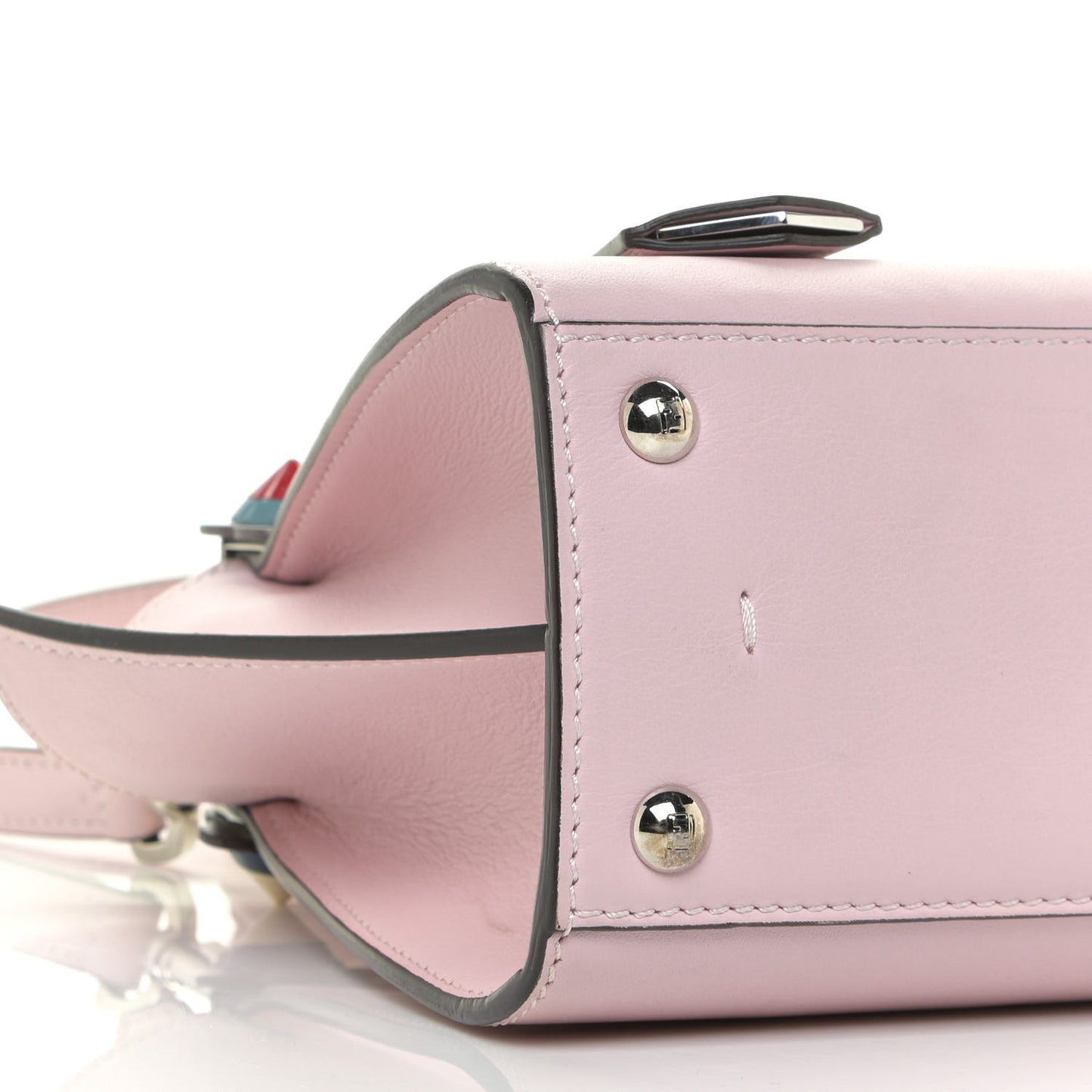 Vitello Dolce Plexiglass Flowerland Studded Mini 3Jours Tote Peonia Multicolor