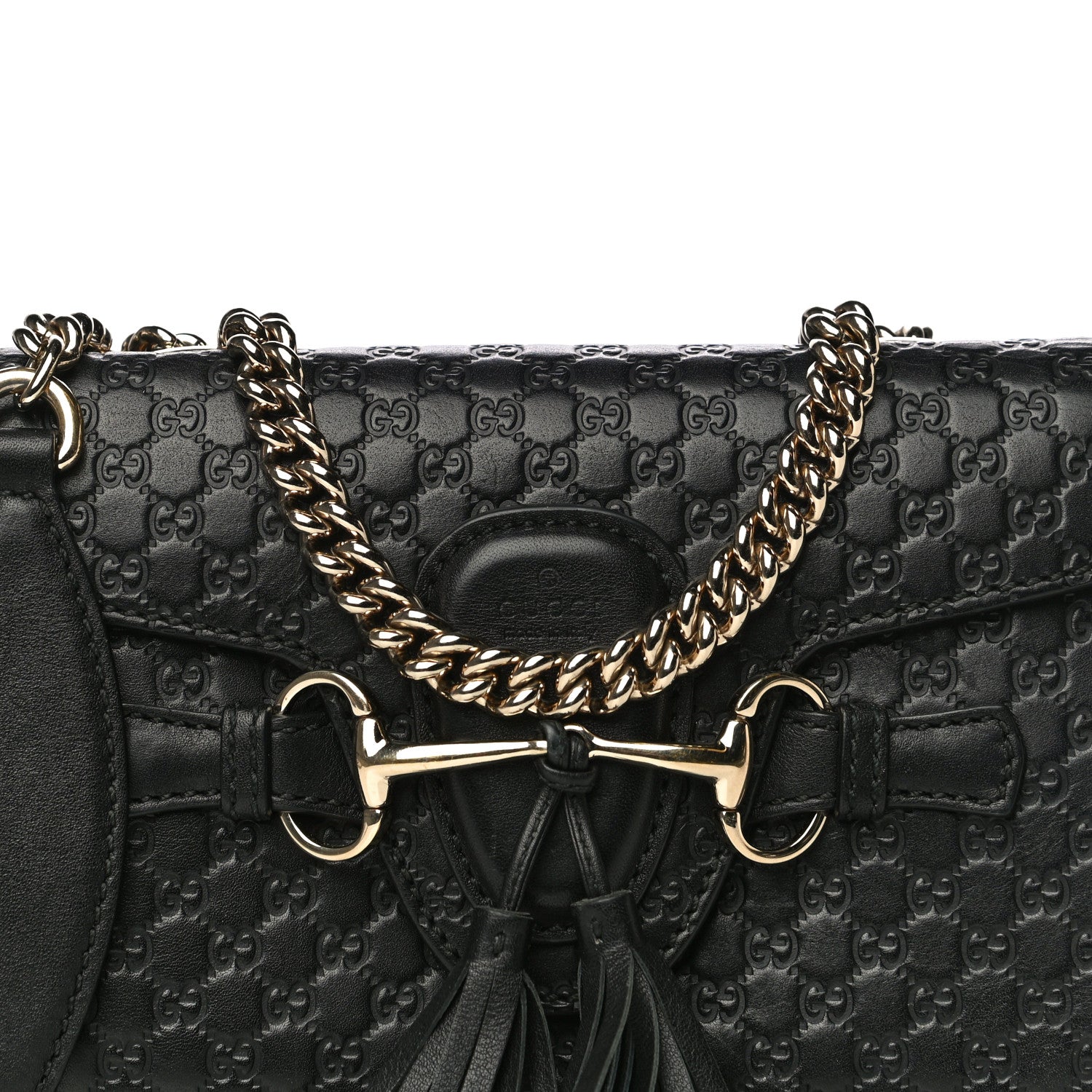 Gucci Microguccissima Mini Emily Shoulder Bag Black 7 of 19