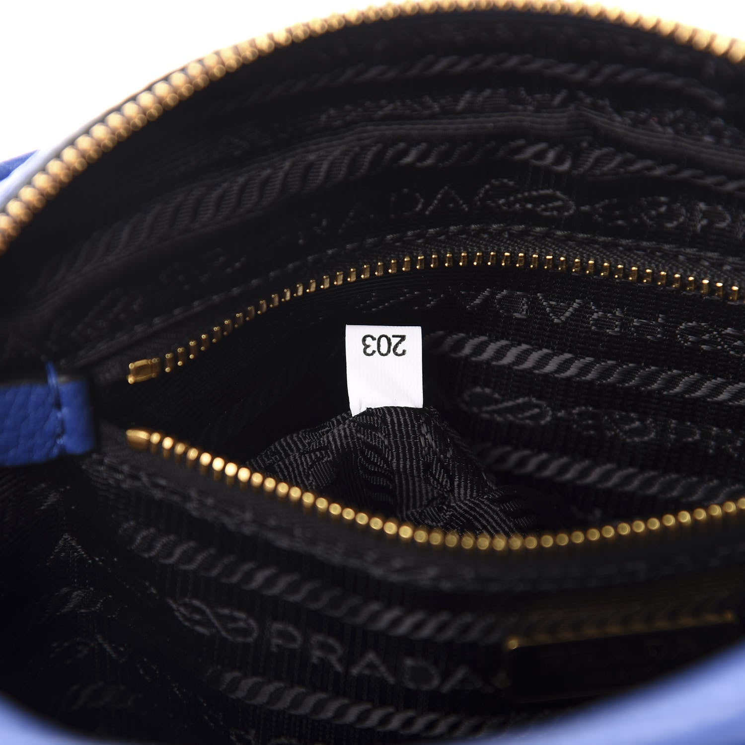 Prada Vitello Phenix Camera Bag Royal 9 of 10