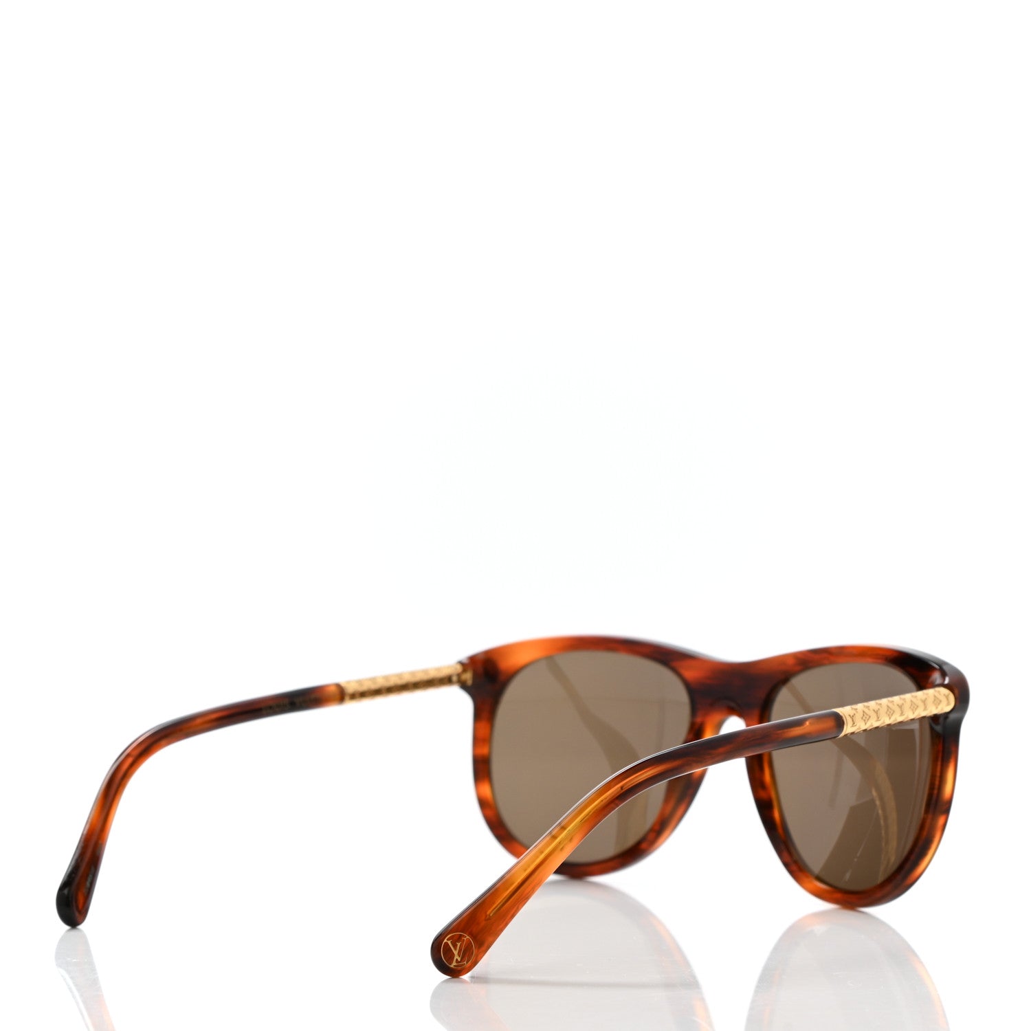 Louis Vuitton Vertigo Sunglasses Z0895E Tortoise 4 of 8