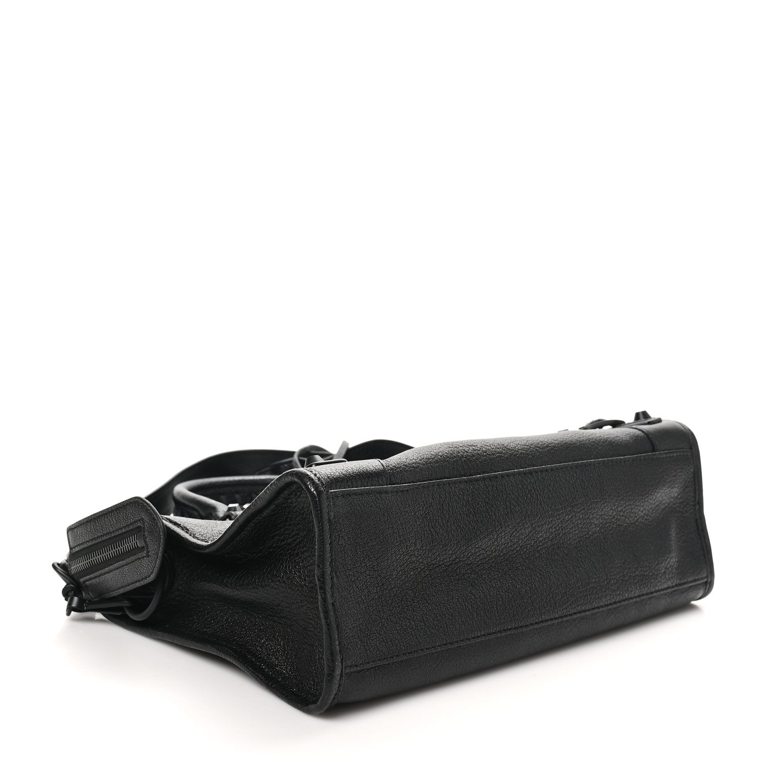 Balenciaga Chevre Black Metallic Edge Hardware S City Black 4 of 9