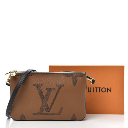 Louis Vuitton Reverse Monogram Giant Double Zip Pochette 10 of 10