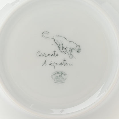 Hermes Porcelain Carnets D'Equateur Felines Bread And Butter Plate 3 of 6