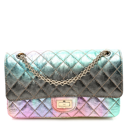 Chanel Metallic Goatskin Quilted 2.55 Reissue 225 Flap Multicolor 1 of 10