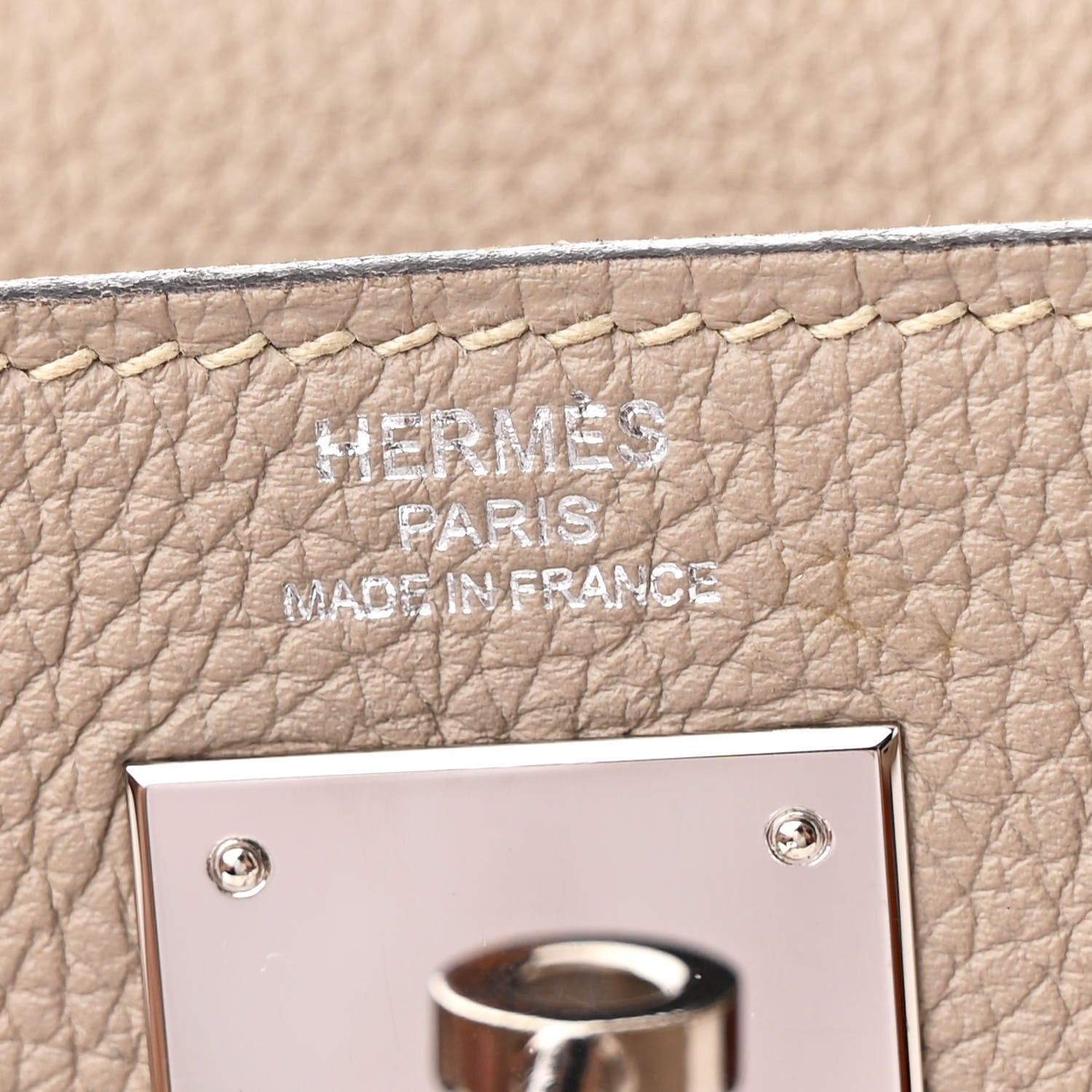 Hermes Togo Kelly Retourne 28 Gris Tourterelle 6 of 11
