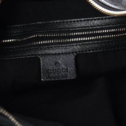 Gucci Canvas Horsebit Glam Hobo Dark Brown 5 of 8