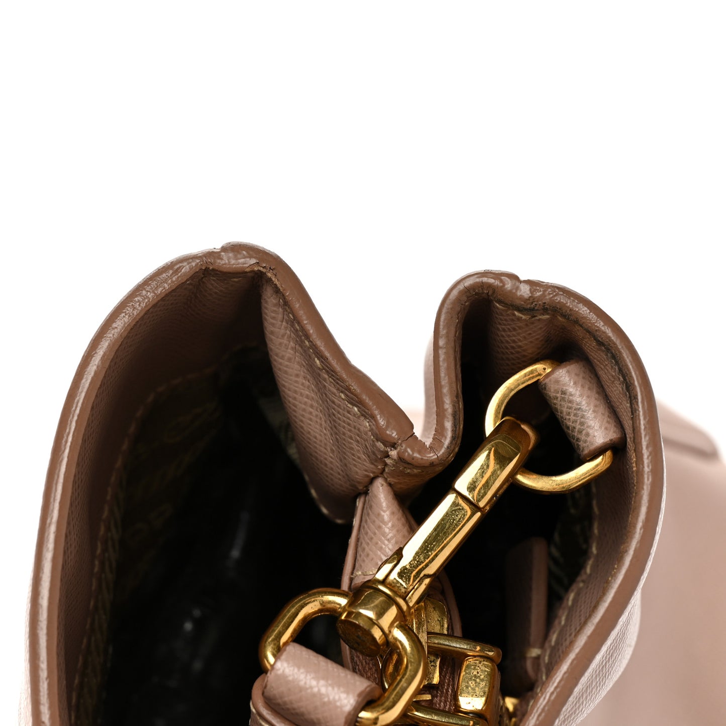Saffiano Lux Small Tote Cammeo