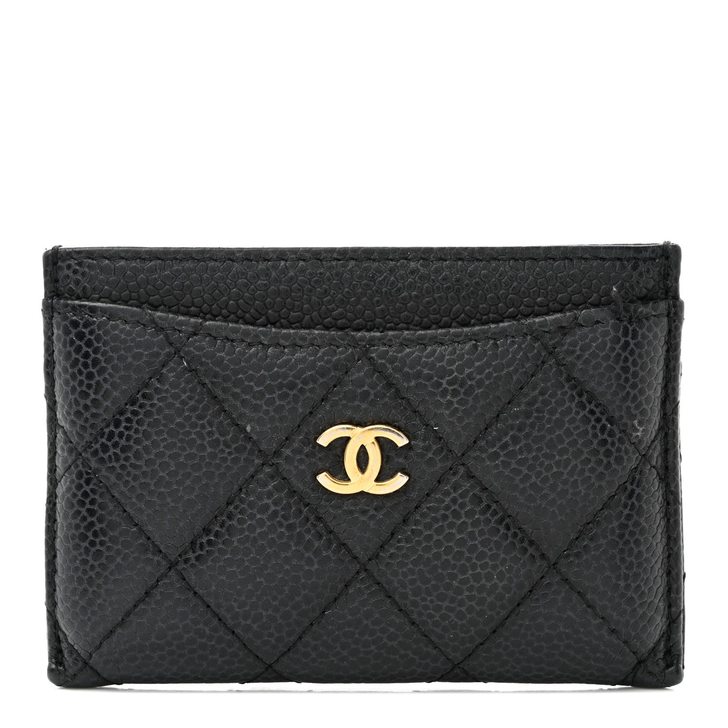 Chanel Caviar Quilted Card Holder Black 1 of 10
