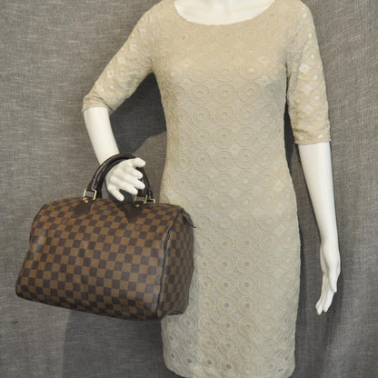 Louis Vuitton Damier Ebene Speedy 30 2 of 8