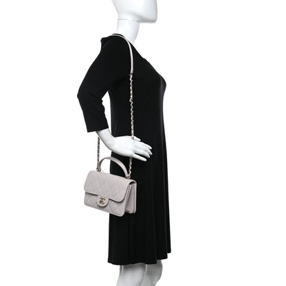 Chanel Calfskin Quilted Coco Lady Flap Light Purple 2 of 10