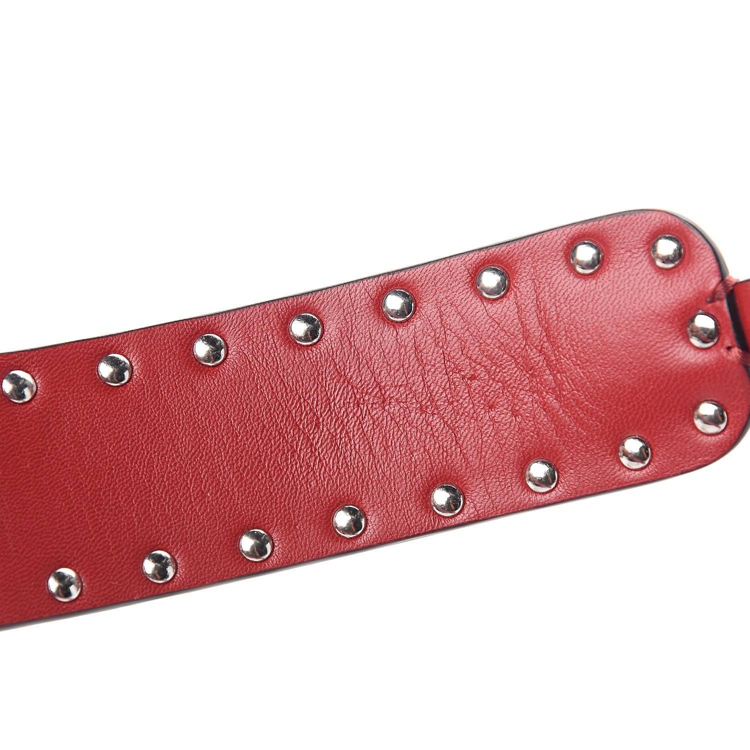 Valentino Garavani Lambskin Free Rockstud Spike Shoulder Strap Rosso Valentino 4 of 5