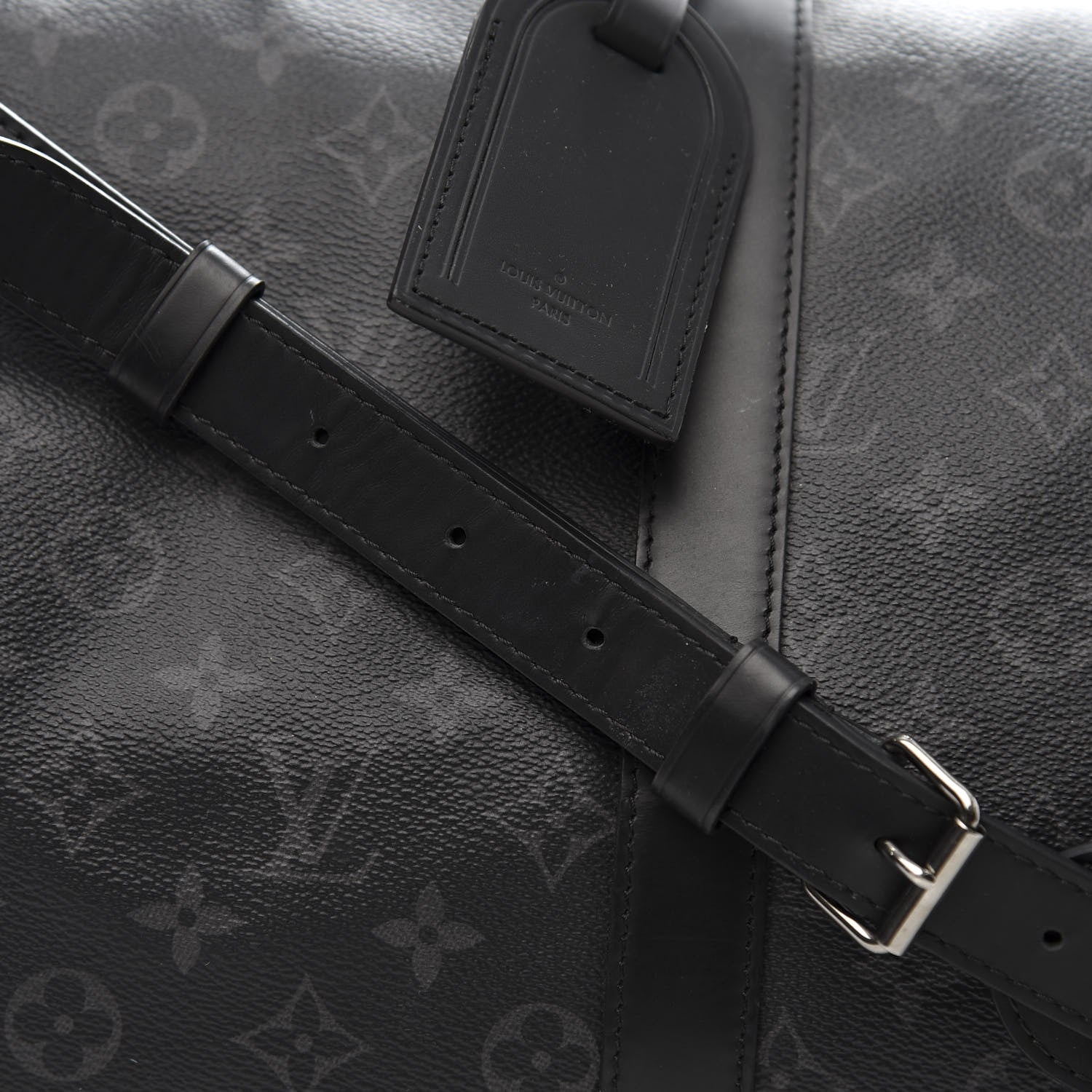 Louis Vuitton Monogram Eclipse Keepall Bandouliere 45 9 of 12