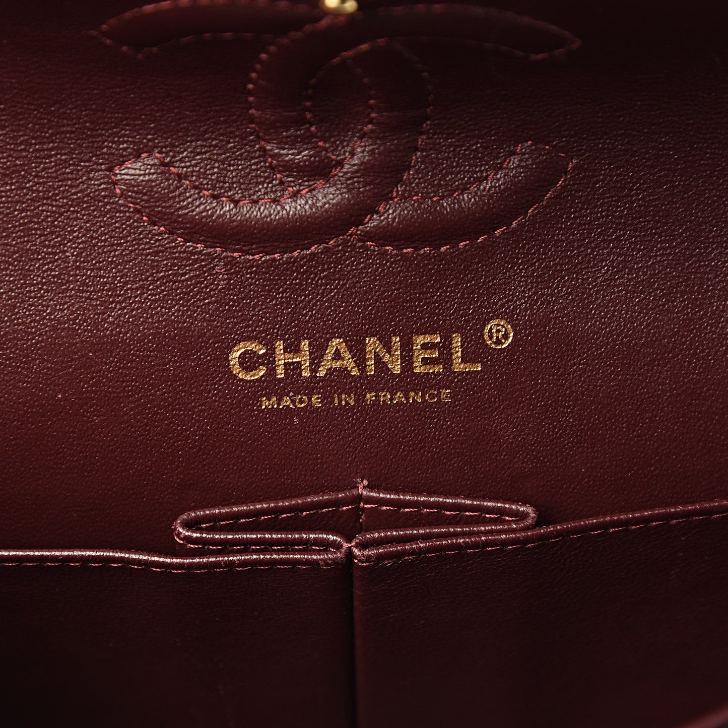 Lambskin Quilted Small Double Flap Black