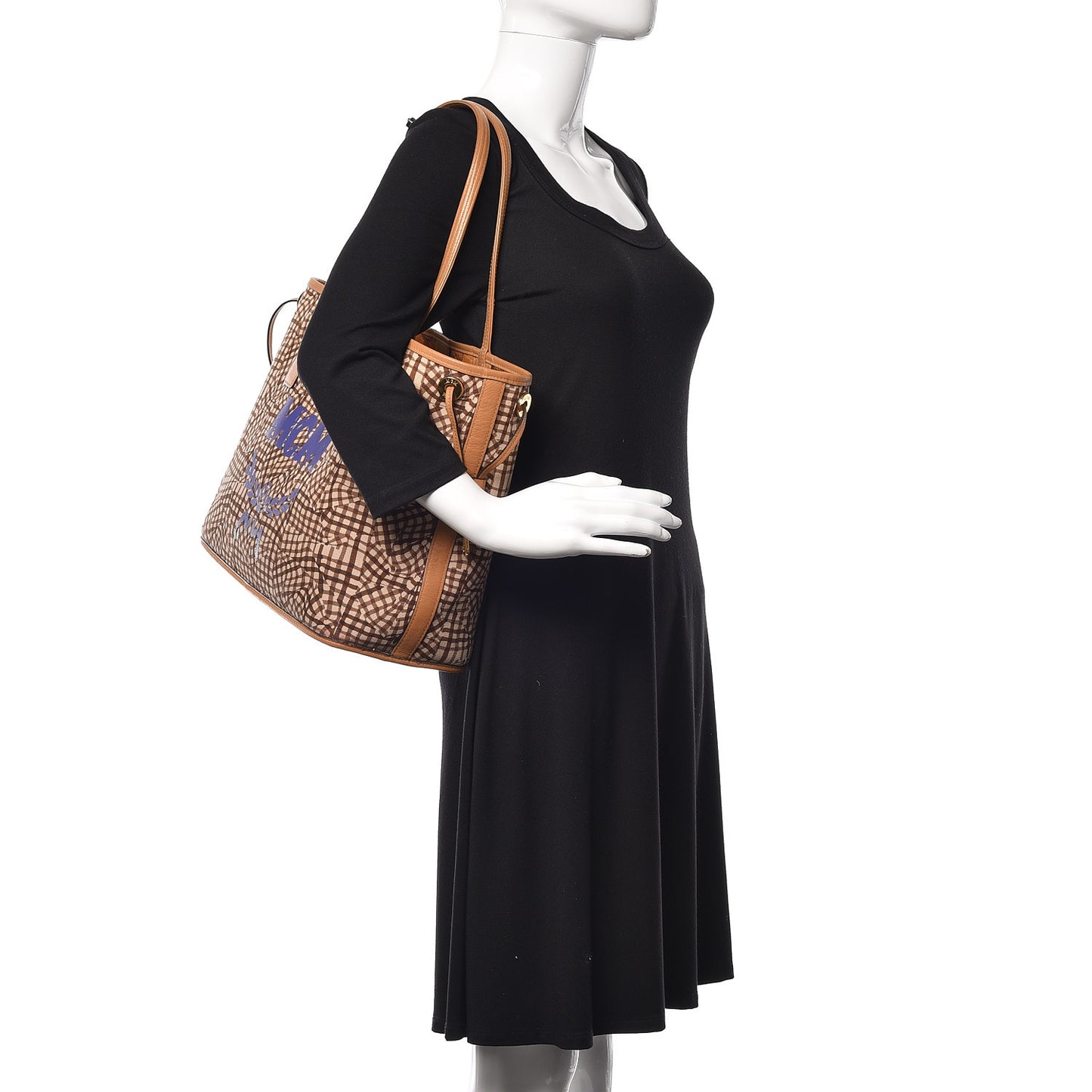 Visetos Medium Liz Reversible Shopper Tote Cognac