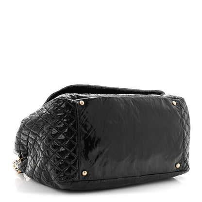 Chanel Vinyl Medium Rock and Chain Flap Black 7 of 19