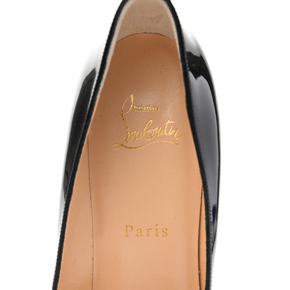 Christian Louboutin Patent Pigalle 100 Pumps 38 Black 7 of 8