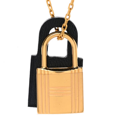 Hermes Swift Small O'Kelly Pendant Necklace Black 4 of 7