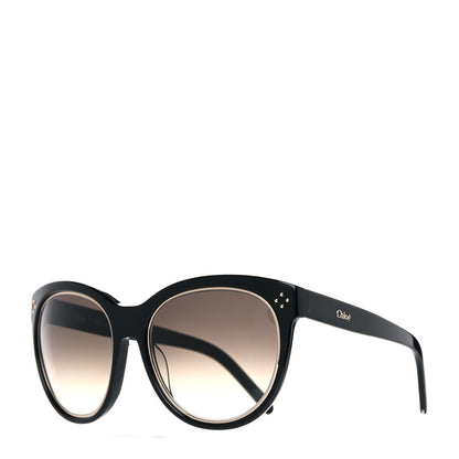 Chloe Oversized Round Sunglasses CE690S Black 1 of 7
