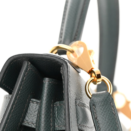 Hermes Epsom Kelly Sellier 28 Bleu Orage 15 of 16