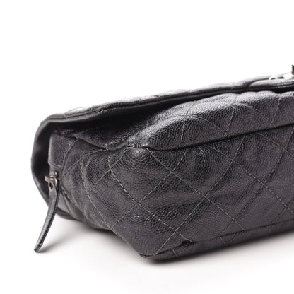 Chanel Iridescent Caviar Quilted Large Chic Flap Grey 6 of 10