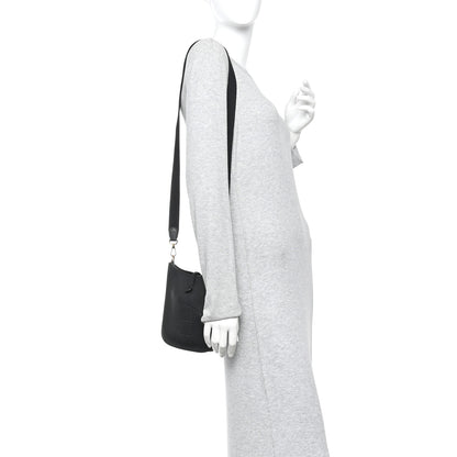Hermes Taurillon Clemence Evelyne TPM Black 2 of 10