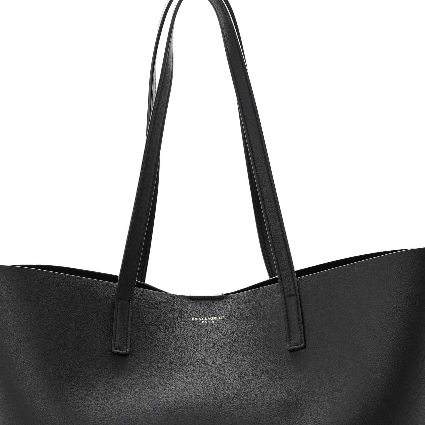 Calfskin Large Shopping Tote Black